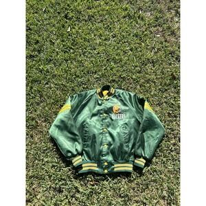 Vintage Green Bay Packers Youth 14/16 Nylon Style Jacket Chalk Line NFL Kids